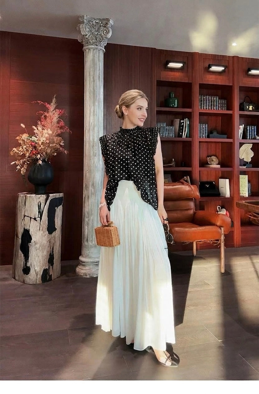 Élan Textured Maxi Skirt