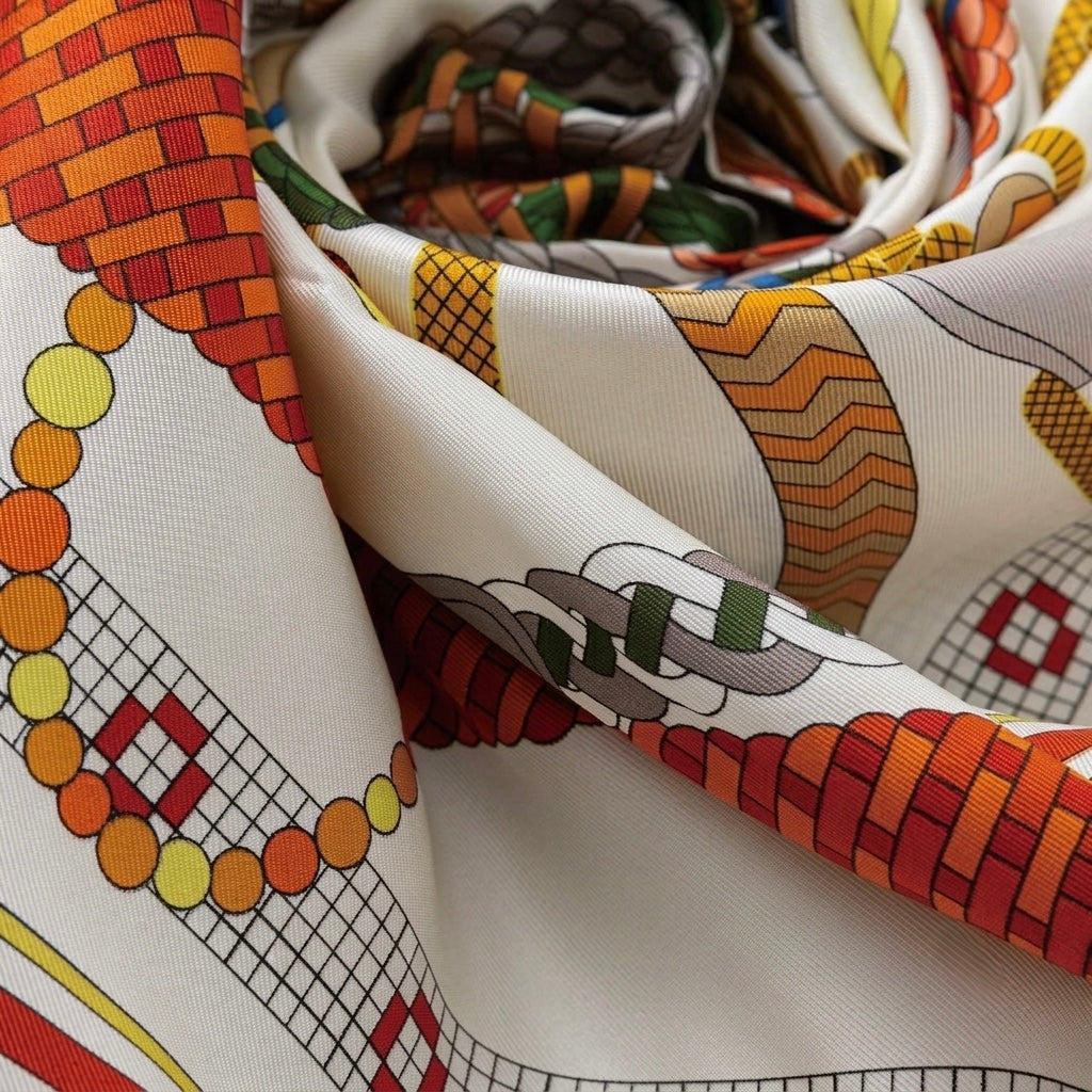 Heritage Equestrian Mulberry Silk Scarf