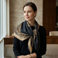 Designer Series-Wool Leopard Étole Scarf