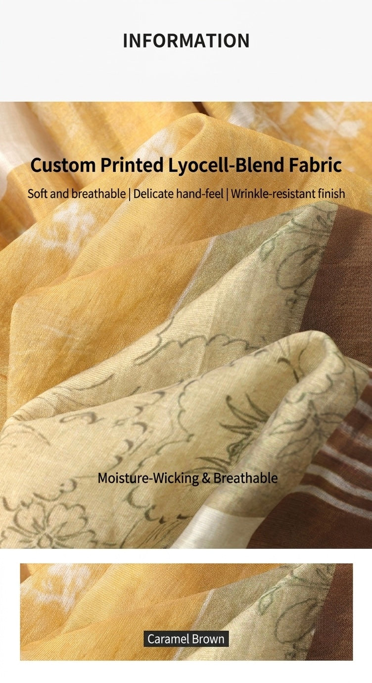Provence Mosaic Lyocell Maxi Dress