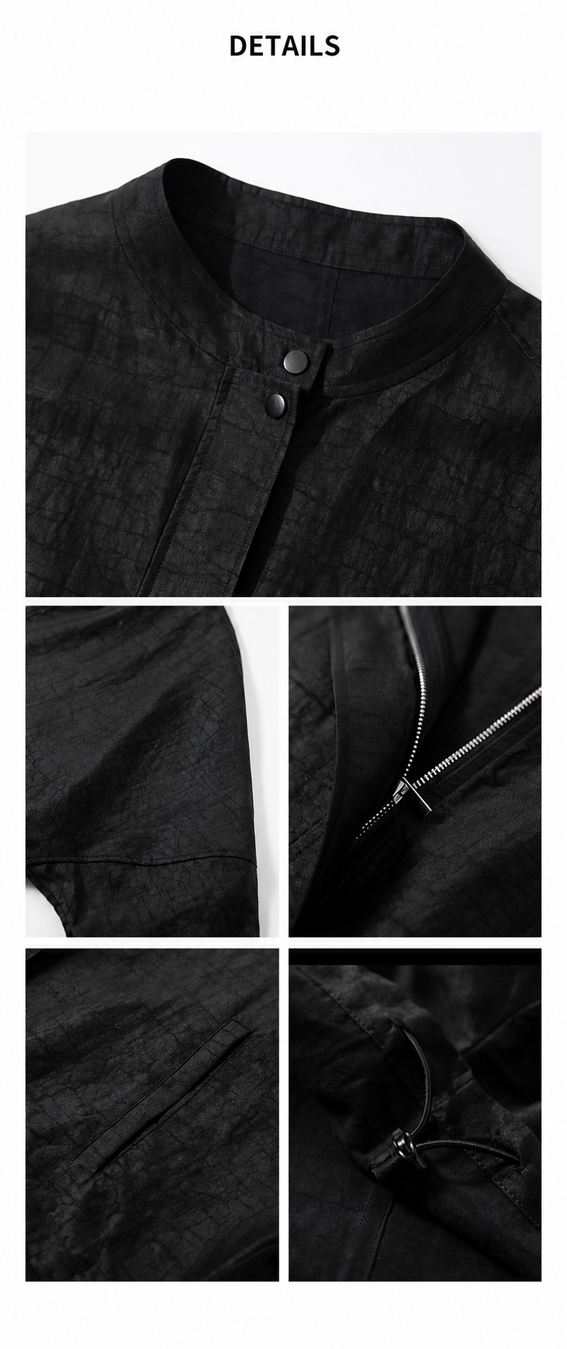 Designer Series-The Sable Crackle Silk Jacket