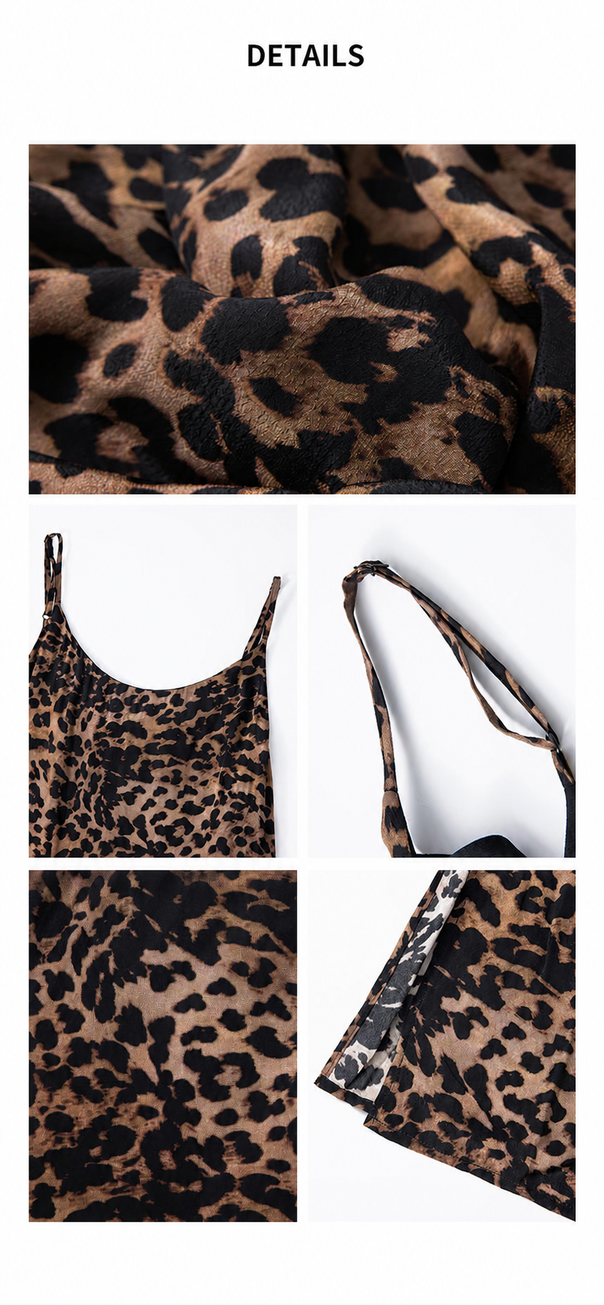 Luxe Leopard Bias-Cut Slip Dress